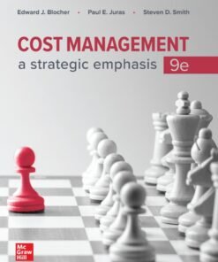 Cost Management: A Strategic Emphasis 9th Edition - Original PDF ebook