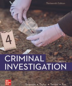 Criminal Investigation 13th Edition - Original PDF ebook