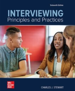 Interviewing: Principles and Practices 16th Edition - Original PDF ebook