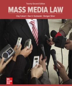 Mass Media Law 22nd Edition - Original PDF ebook