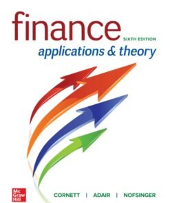 Finance: Applications and Theory 6th Edition - Original PDF ebook