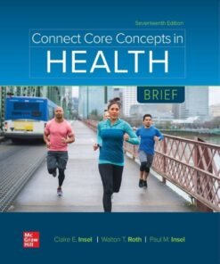 Connect Core Concepts in Health, BRIEF, BOUND Edition 17th Edition - Original PDF ebook