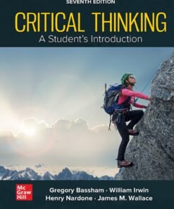 Critical Thinking: A Student's Introduction 7th Edition - Original PDF ebook