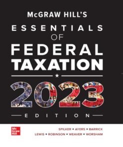 McGraw-Hill's Essentials of Federal Taxation 2023 Edition 14th Edition - Original PDF ebook