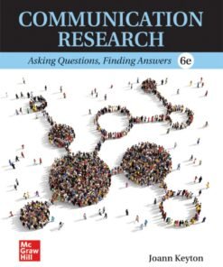 Communication Research: Asking Questions, Finding Answers 6th Edition - Original PDF ebook
