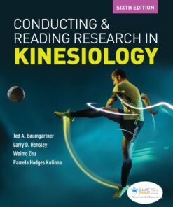 Conducting and Reading Research in Kinesiology 6th Edition - Original PDF ebook