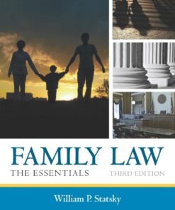 Family Law: The Essentials 3rd Edition - Original PDF ebook