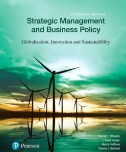 Strategic Management and Business Policy 15th Edition - Original PDF ebook