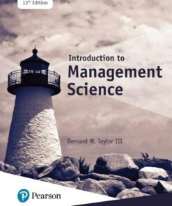 Introduction to Management Science 13th Edition - Original PDF ebook