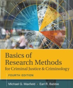 Basics of Research Methods for Criminal Justice and Criminology 4th Edition - Original PDF ebook