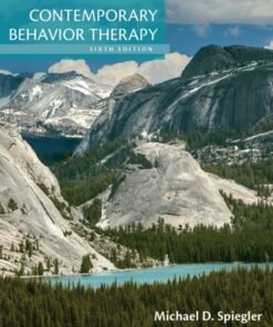Contemporary Behavior Therapy 6th Edition - Original PDF ebook
