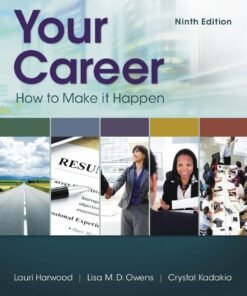 Your Career: How To Make It Happen 9th Edition - Original PDF ebook