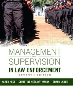 Management and Supervision in Law Enforcement 7th Edition - Original PDF ebook