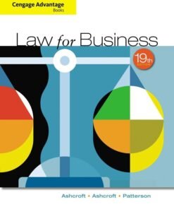 Cengage Advantage Books: Law for Business 19th Edition - Original PDF ebook
