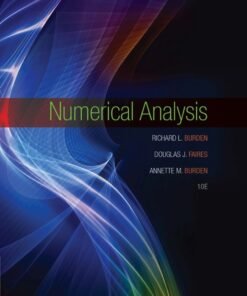 Numerical Analysis 10th Edition - Original PDF ebook