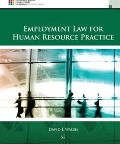 Employment Law for Human Resource Practice 5th Edition - Original PDF ebook
