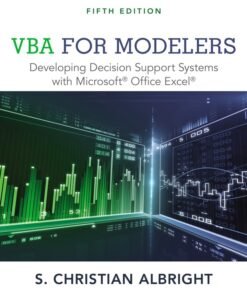 VBA for Modelers: Developing Decision Support Systems with Microsoft Office Excel 5th Edition - Original PDF ebook