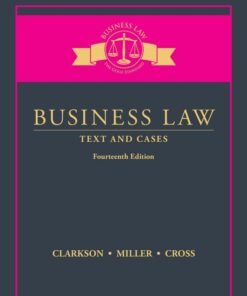Business Law: Text and Cases 14th Edition - Original PDF ebook