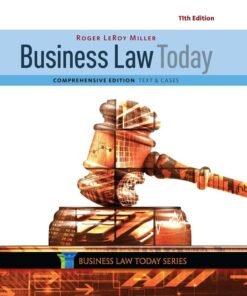 Business Law Today, Comprehensive 11th Edition - Original PDF ebook