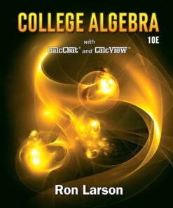 College Algebra 10th Edition - Original PDF ebook