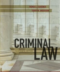 Criminal Law 13th Edition - Original PDF ebook