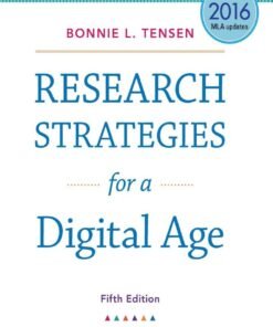 Research Strategies for a Digital Age 5th Edition - Original PDF ebook