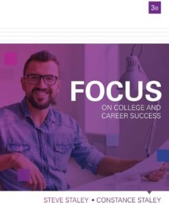 FOCUS on College and Career Success 3rd Edition - Original PDF ebook