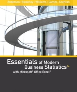 Essentials of Modern Business Statistics with Microsoft Office Excel 7th Edition - Original PDF ebook