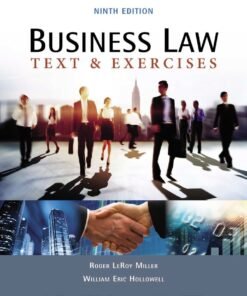 Business Law: Text & Exercises 9th Edition - Original PDF ebook