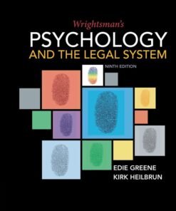 Wrightsman's Psychology and the Legal System 9th Edition - Original PDF ebook