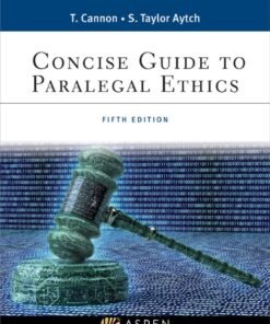 Concise Guide to Paralegal Ethics 5th Edition - Original PDF ebook