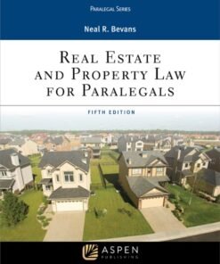 Real Estate and Property Law for Paralegals 5th Edition - Original PDF ebook