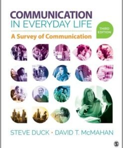 Communication in Everyday Life: A Survey of Communication 3rd edition - Original PDF ebook
