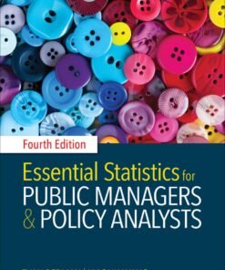 Essential Statistics for Public Managers and Policy Analysts 4th Edition - Original PDF ebook