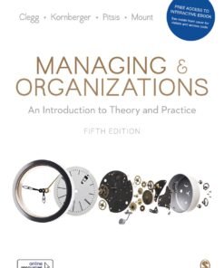 Managing and Organizations 5th Edition - Original PDF ebook