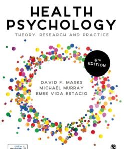 Health Psychology 6th Edition
Theory, Research and Practice - Original PDF ebook