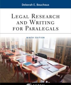Legal Research and Writing for Paralegals 9th Edition - Original PDF ebook