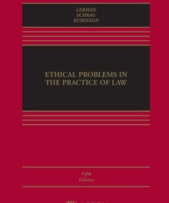 Ethical Problems in the Practice of Law 5th Edition - Original PDF ebook