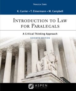 Introduction to Law for Paralegals 7th Edition - Original PDF ebook