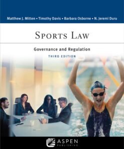 Sports Law 3rd Edition
Governance and Regulation - Original PDF ebook