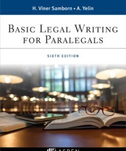 Basic Legal Writing for Paralegals 6th Edition - Original PDF ebook