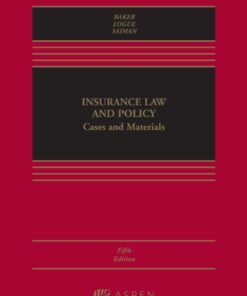 Insurance Law and Policy 5th EditionCases and Materials - Original PDF ebook