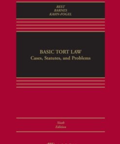 Basic Tort Law: Cases, Statutes, and Problems 6th Edition - Original PDF ebook