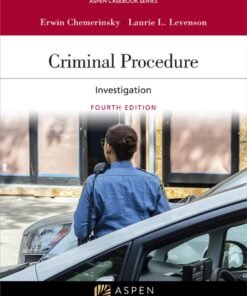 Criminal Procedure: Investigation 4th Edition - Original PDF ebook