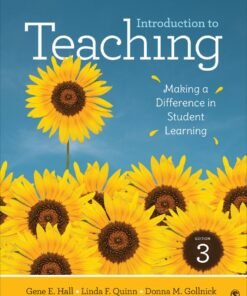 Introduction to Teaching: Making a Difference in Student Learning Interactive Edition 3rd Edition - Original PDF ebook