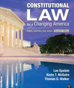 Constitutional Law for a Changing America 11th Edition - Original PDF ebook