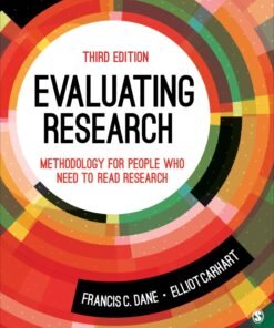 Evaluating Research 3rd Edition
Methodology for People Who Need to Read Research - Original PDF ebook