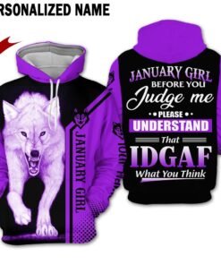 January Girl Collection – 5 Design Bundle | Printable Files + 3D Apparel Mockups (Digital Download)