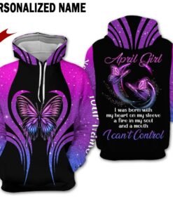 April Girl – Printable Design Files + 3D Apparel Mockups (Digital Download) D035A4